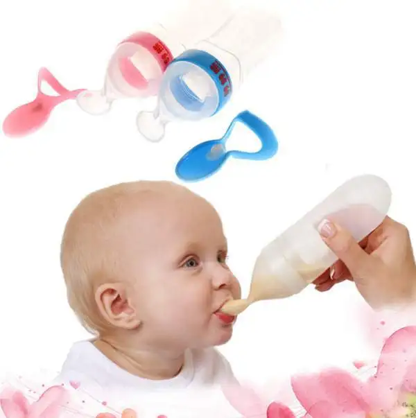 Milk feeding spoon for babies