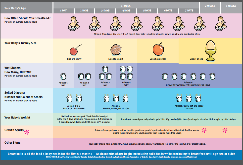 How long do you feed a baby every 3 hours