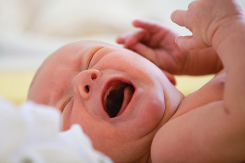 Baby rapid breathing after feeding